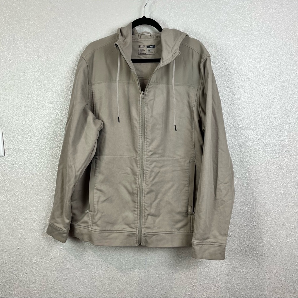 5.11 Tactical Series Hoddie Jacket Men's XL Tan‎ Full Zip